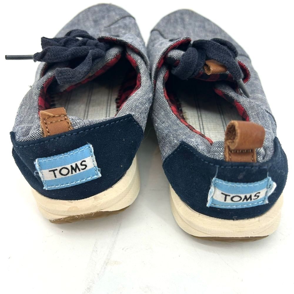 Tom’s Chambray Color Comfort Lace Up Sneaker - Picture 4 of 5